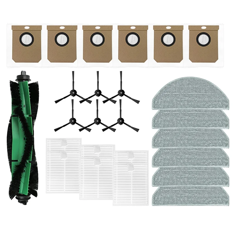 

【РАСПРОДАЖА】Комплект запасных частей для пылесоса Cecotec Conga 8490 Ultimate Ultra Power Home: основная и боковые щетки, фильтр, салфетки для влажной уборки