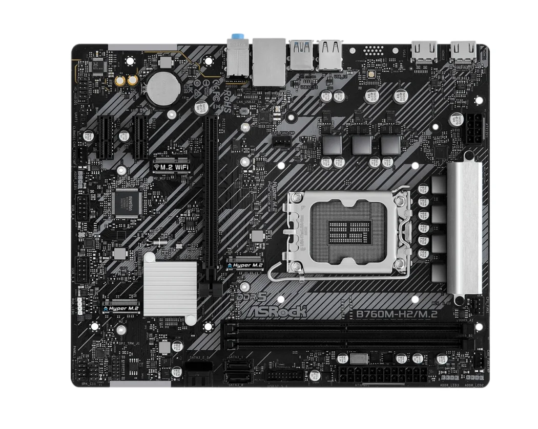 B760M-H2/M.2 ASROCK B760 Motherboard LGA1700 Support i3-12100F i3-13100F i5-12400F i5-14400F CPU Micro ATX 2XDDR5 128GB M.2