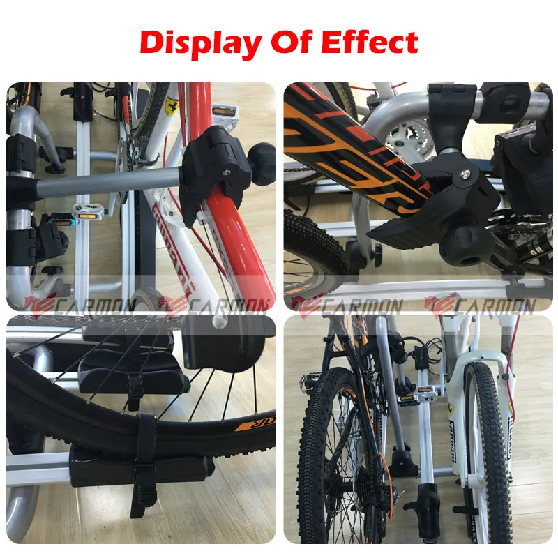 Hitch Mount 3 Bikes Rack Rear Mounted Bicycle For Truck SUV Tray Style Car Rear Carrier Rack