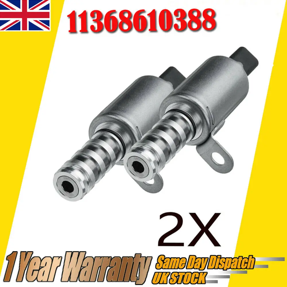 2pcs Control Solenoid Vanos Variable Valve For BMW R56R57 R58 R59 R60 Mini Cooper 11367604292 11367587760 11368610388 V758776080
