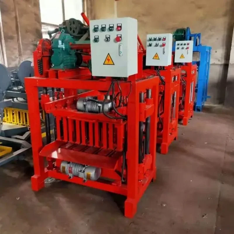Factory Direct Selling Good Quality and Low Price QT4-26 Brick Making Machinery automatic brick making machine brick grinder mac