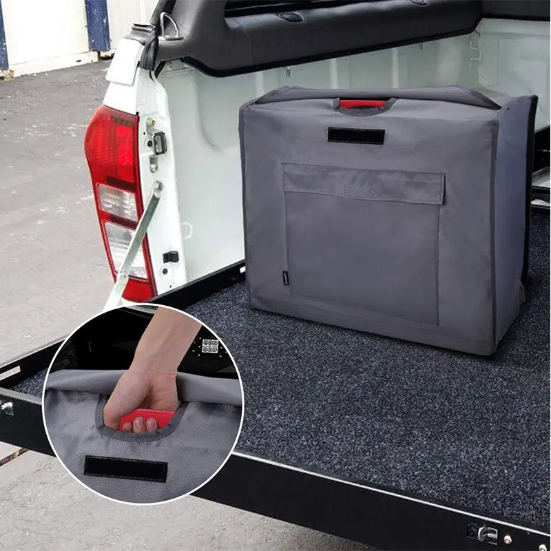 

Heavy Duty Generator Storage Cover Outdoor Backup Generator Waterproof UV Resistant Oil Resistant Cloth Protective Cover