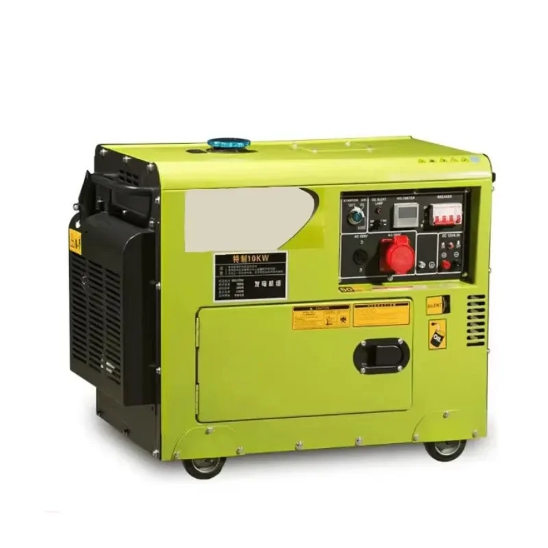 Stock Luftgekühlter Generator Diesel 5 kW elektrische Anlage 6 kVA Silent Magnetic Diesel-Generator-Set