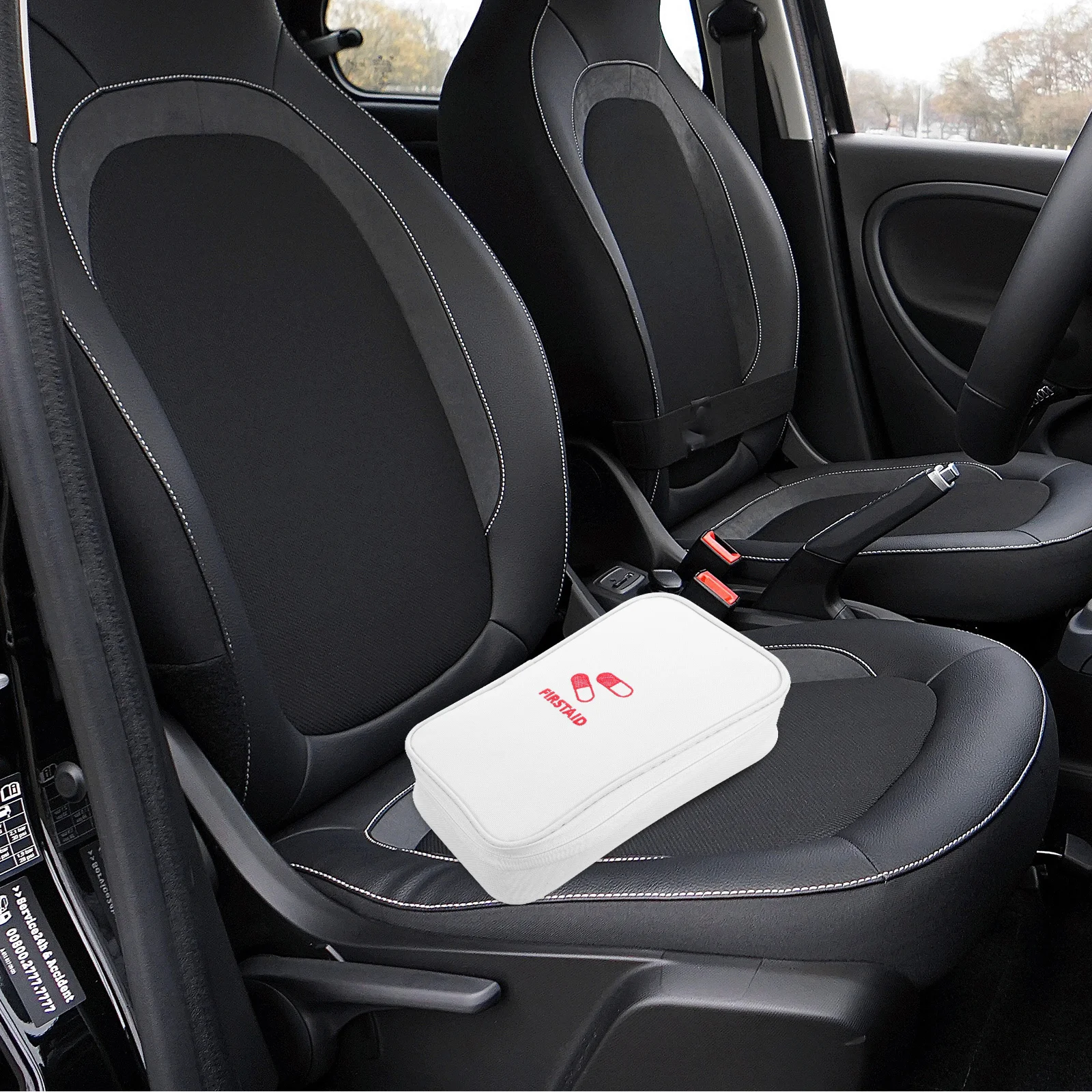 حقيبة طبية محمولة من قماش أكسفورد حقيبة إسعافات أولية كبيرة للسفر والتنزه والتخييم منظم تخزين الطوارئ حاوية محمولة