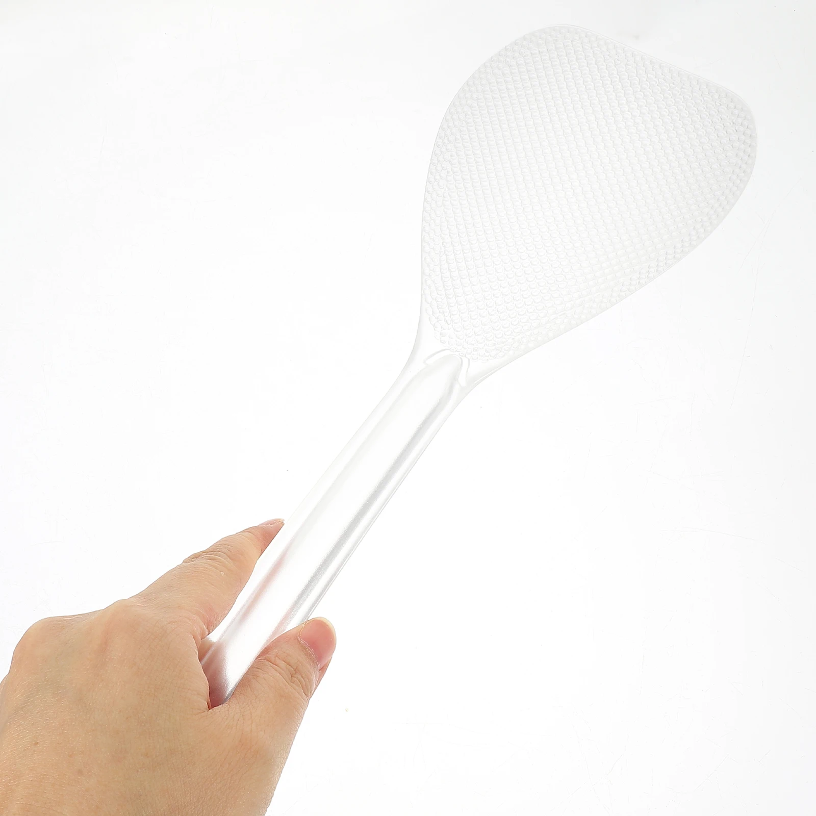 

High Temperature Resistant Transparent Rice Paddle Non-Stick Rice Spoon for Household Kitchen Cooking Use