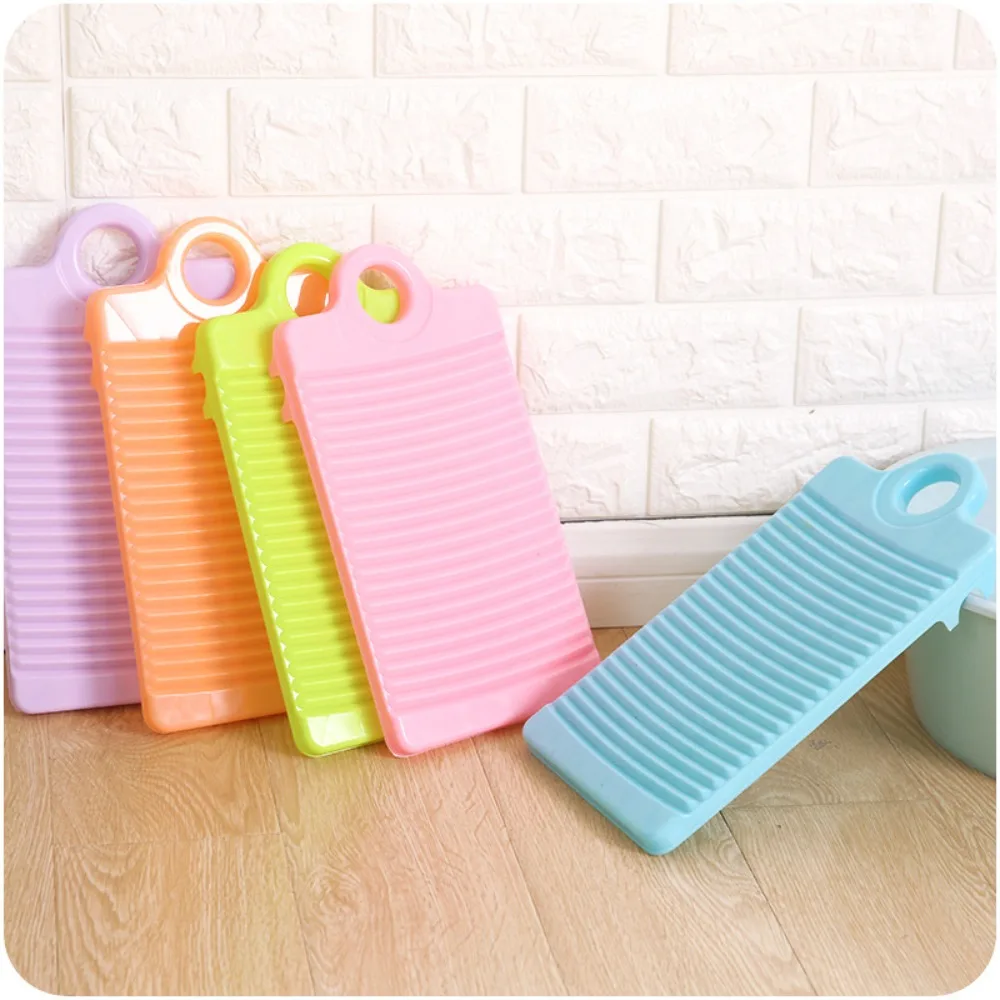 Plastic Washboard Antislip Thicken Washing Board Clothes Cleaning for Laundry Cleaning Tool Bathroom Accessories