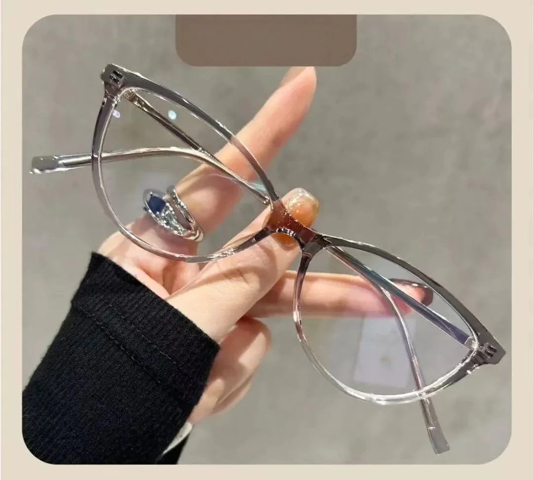 High-Definition Anti-Blaulicht Presbyopie Brillen Damen Modische Cat-Eye Ultraleichte Lesebrille 0 bis +4,0 – Detail 8
