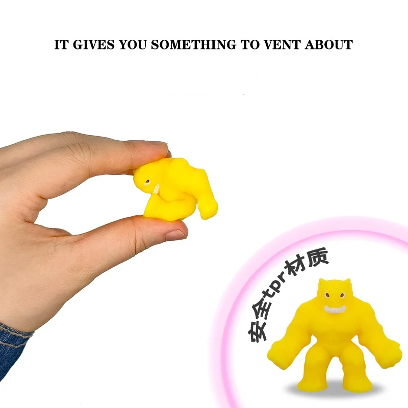 5PCS Funny Stretch Monster Kids Surprise Gifts Decompression Toy Children’s Birthday Party Favors Guests Christmas Gift