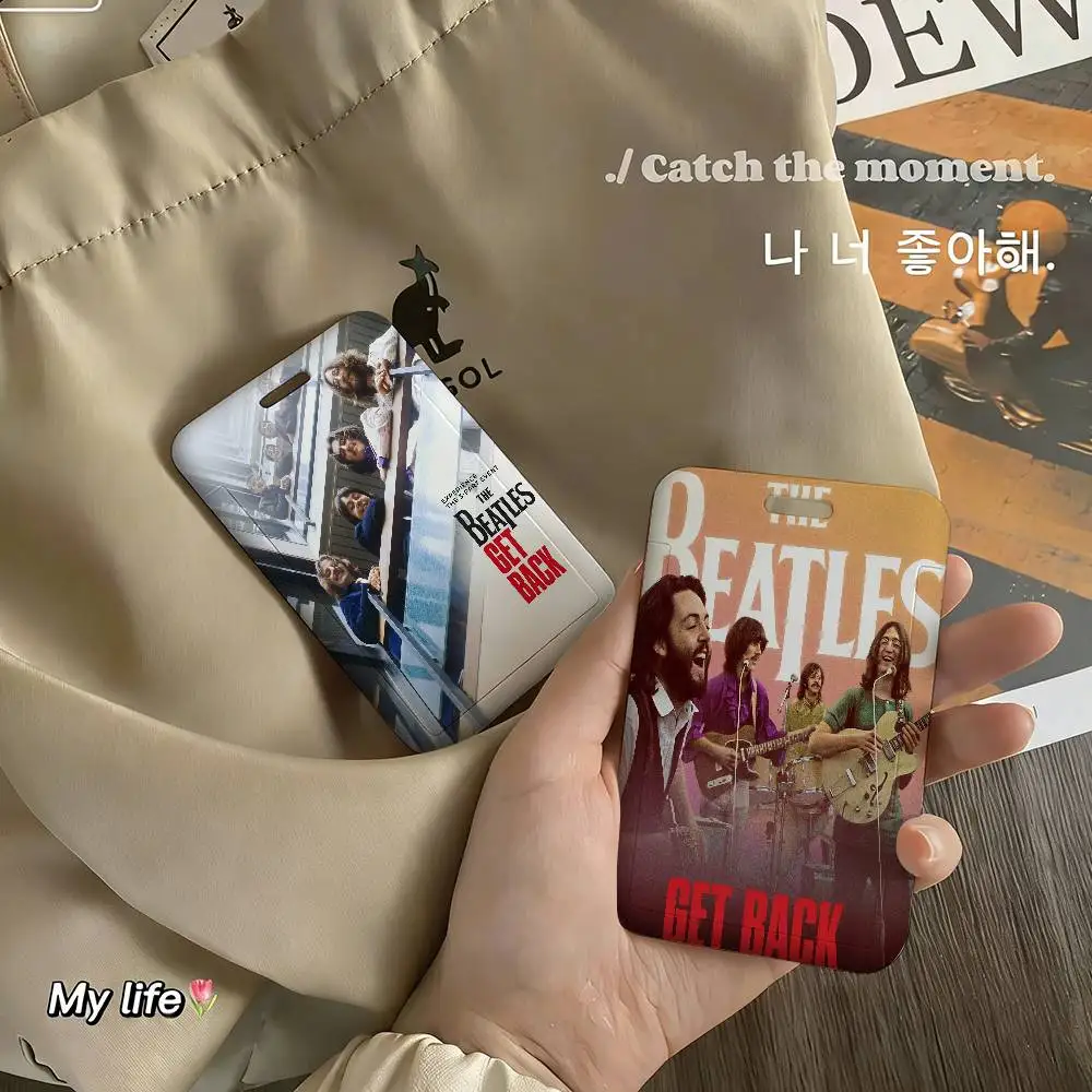 

Популярный держатель для ID-карт и бейджей The Beatles унисекс с ремешком на шею для работы, выставок, школы