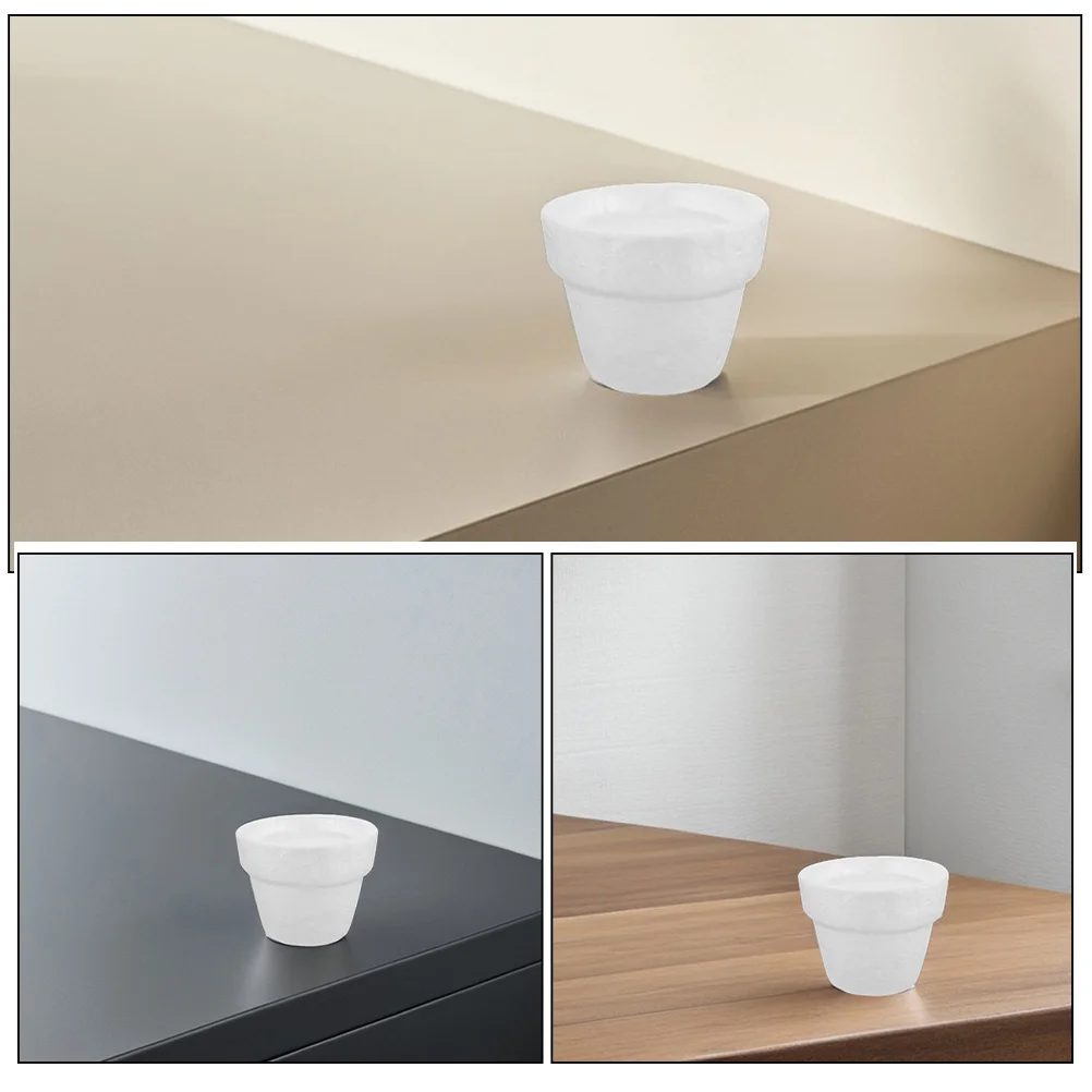 5 szt. Podstawki piankowe do doniczek, białe, do kompozycji kwiatowych, dekoracji na imprezy DIY, rękodzieła, materiały do aranżacji kwiatowych