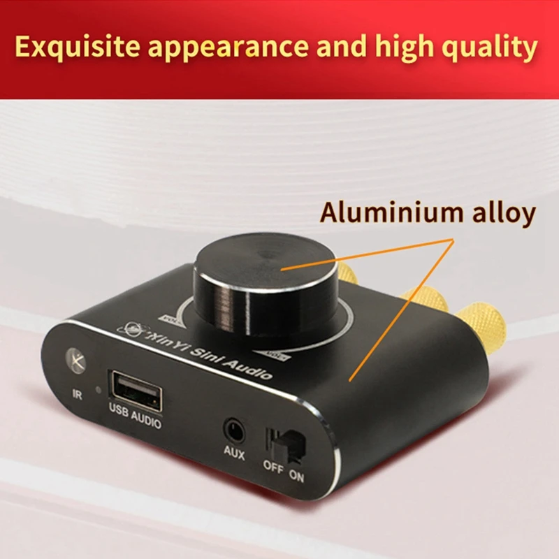 X15H 15WX2 สเตอริโอดิจิตอล AMP Amplificador Theatre รีโมทคอนโทรล HIFI 5.1 บลูทูธเครื่องขยายเสียง