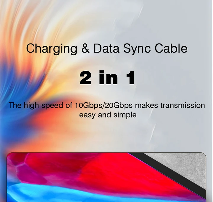 USB3.1 10Gbps Short Cable 13cm PD 100W USB to Type C Cable Converter OTG USB Adapter USB4 20Gbps Cable 22cm for SSD Power Bank