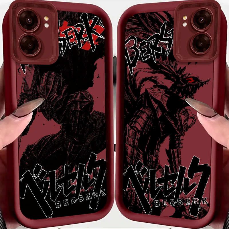 

Anime Berserk Art Comics Eye Ladder For OPPO Find X5 X3 A58 A57 A55 A53 A54 A92 A74 A78 A98 A16 A94 A76 A72 5G Soft Phone Case