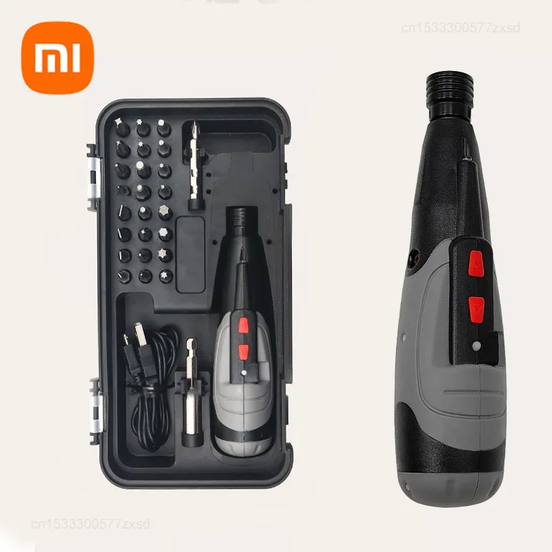 Xiaomi Lithium Ion Electric Screwdrivers Mini Household 3.6V Rechargeable Straight Rod Drill Multi Functional Maintenance Tools