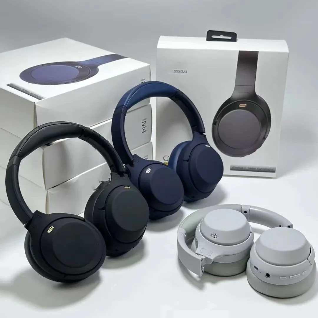 هاتف WH-1000XM4 مزود بتقنية البلوتوث sem fio esportivos montados na tête com fones de ouvido completos para izanam sem fio