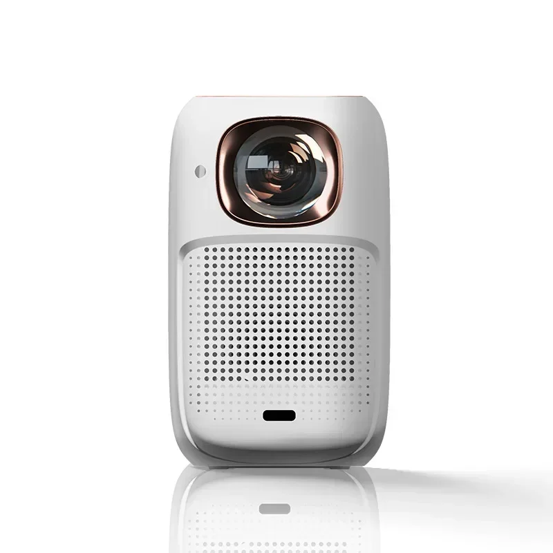 

Портативный проектор с перезаряжаемой батареей, уличный интеллектуальный проектор 4K Android 11