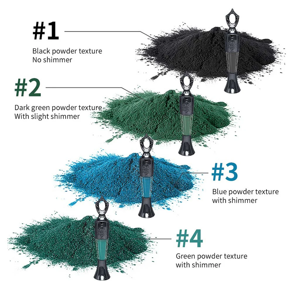 패션 파우더 아이라이너, 오래 지속되는 아이라이너 아랍어 아이라이너 파우더, 방수 얼룩 방지 아이라이너, 화장품 아이 메이크업 도구