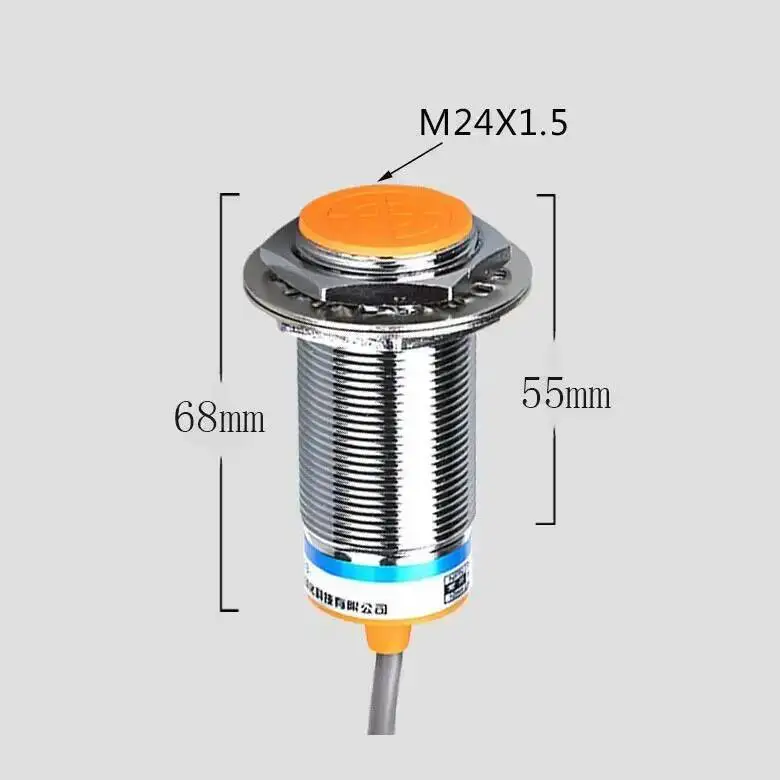 Proximity Induction Switch Sensor M24 Inductance Type 24V DC NPN/PNP Normally Open/Close LJ24A3-8-Z/BX