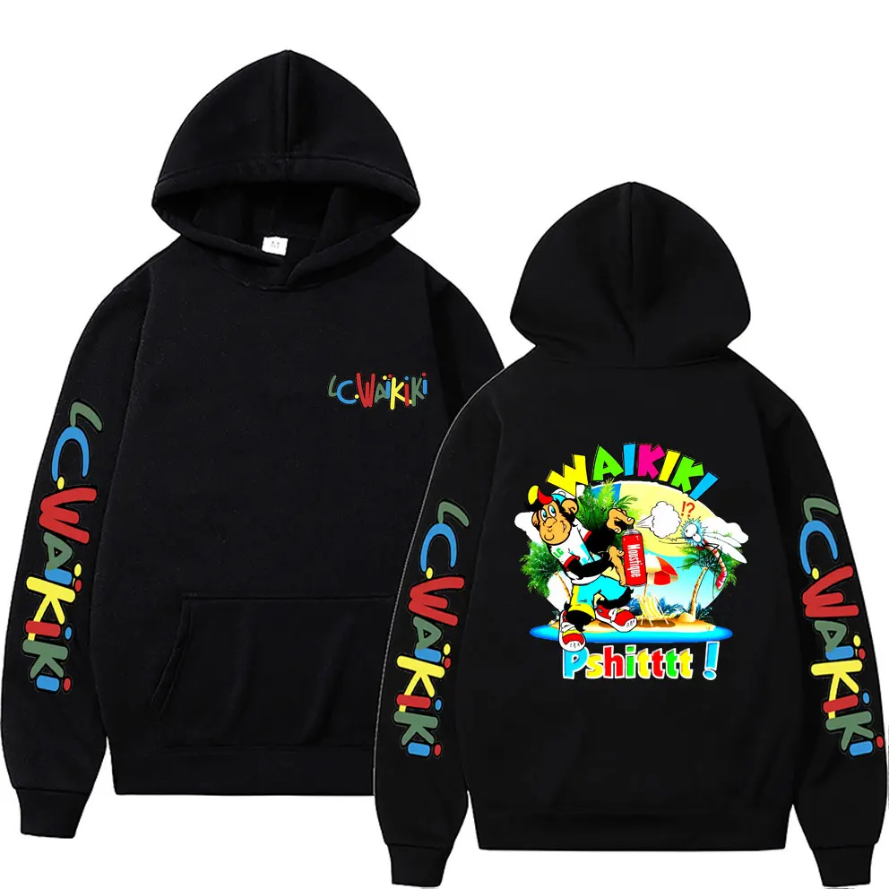 

Love To Doodle Multi-color Lc Waikiki Monkey Hoodie Men Women Fashion Streetwear Male Oversized Hoodies Unisex Casual Sweatshirt