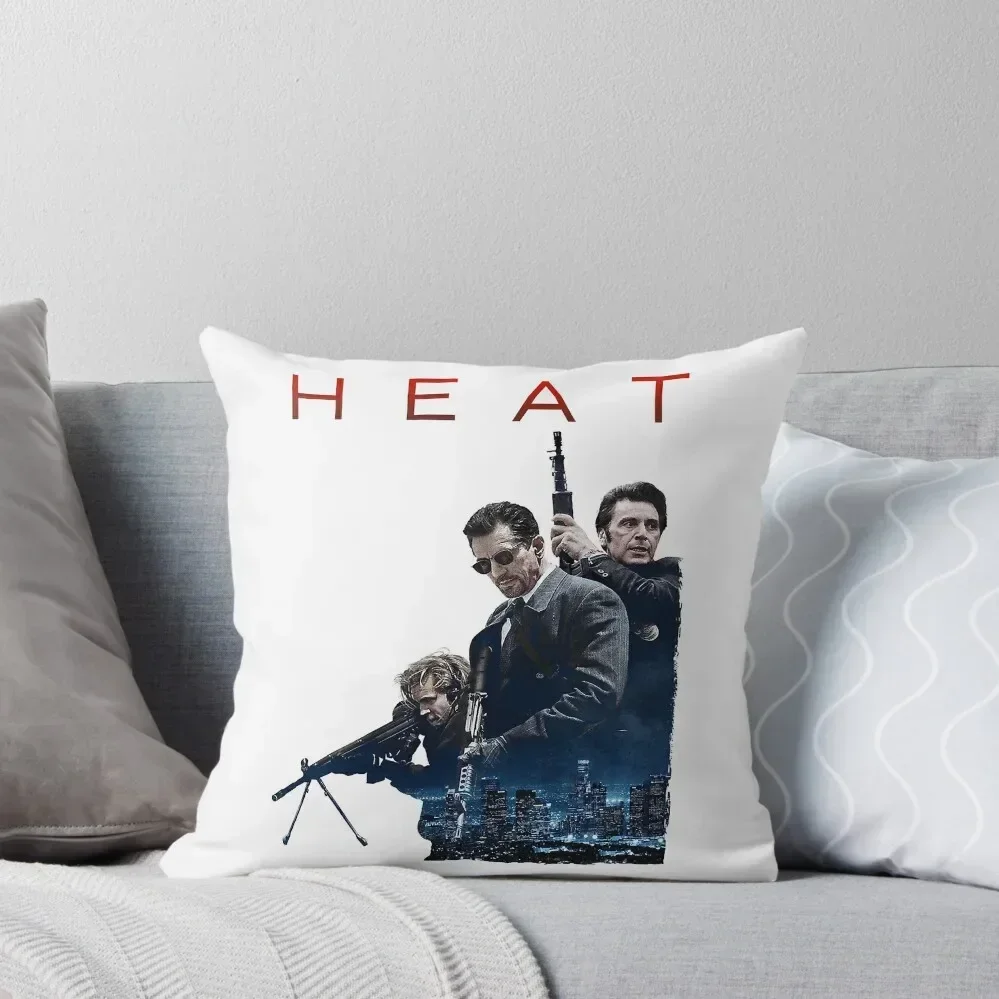 

HEAT Movie Poster Ver. 1 - Al Pacino Robert De Niro Trending Throw Pillow bed pillows pillow cover luxury pillow