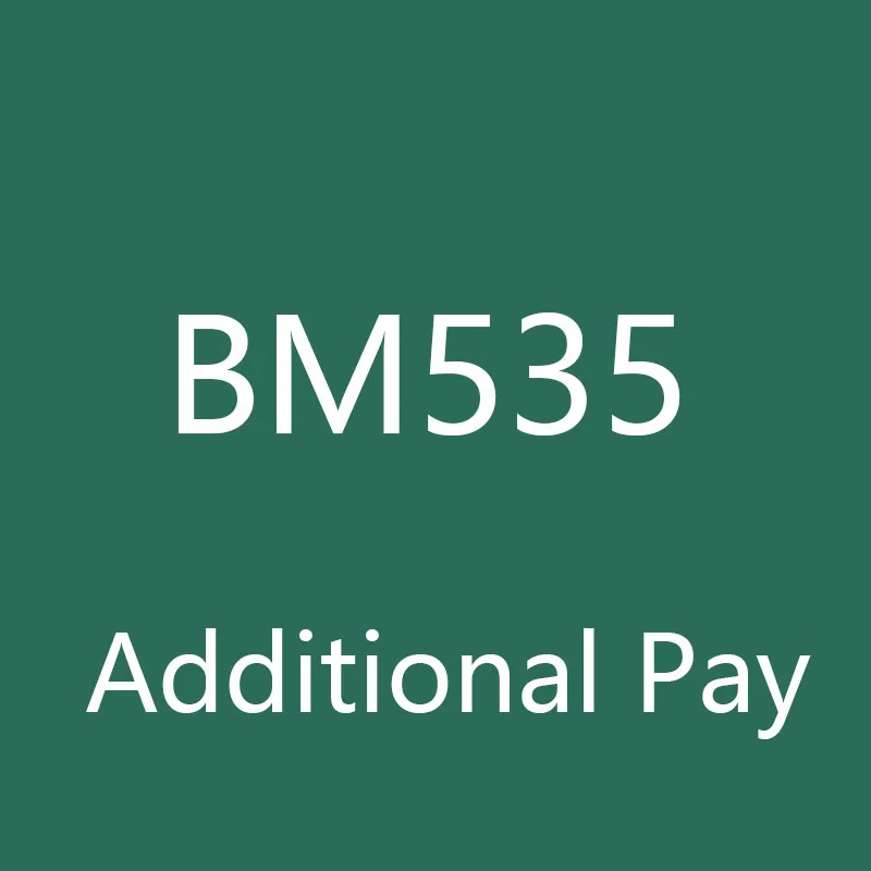 Additional Pay on Your Order - BM535