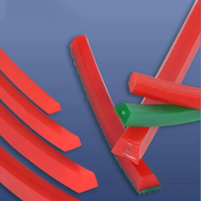 1/2 Meters Red Connected Polyurethane Triangle Conveyor Belt PU Polyurethane Industrial Belt Drive Transmission Belts