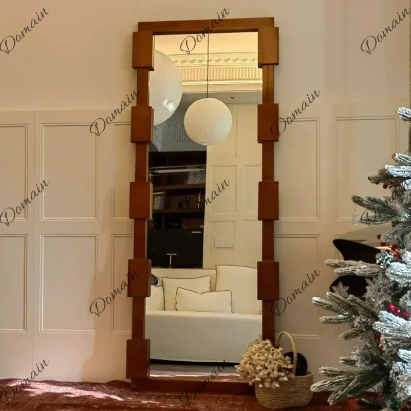 ZL Floor Luxury Mirror Men Long Girls Bathroom Standing Bedroom Full Body Living Room Moving Mirror Modern Espelhos Home Product