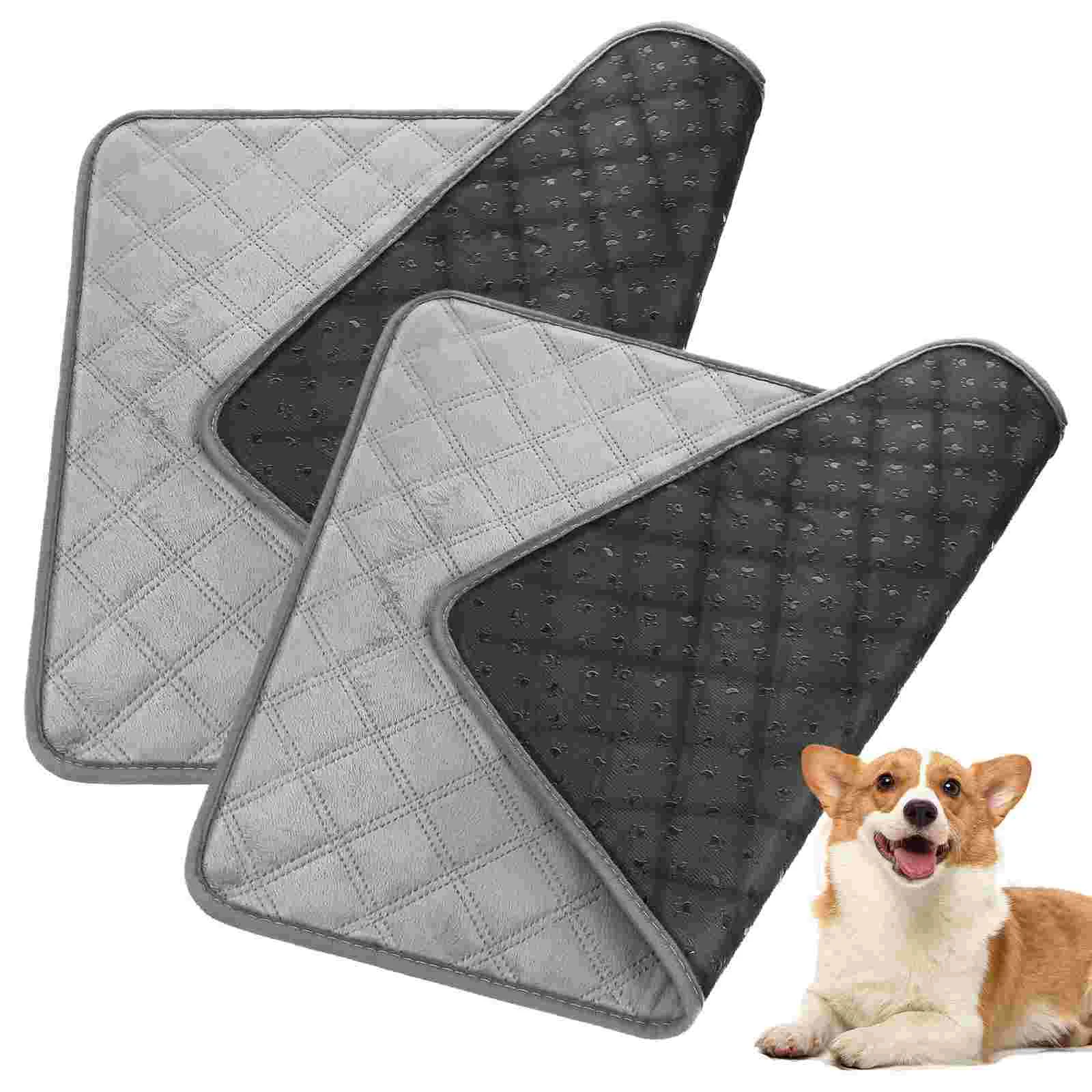 2pcs Washable Pee Pads Reusable Puppy Pads Waterproof Absorbent Dog Pee Pads Pet Training Pads Puppy Pads Kitten Pee Pads