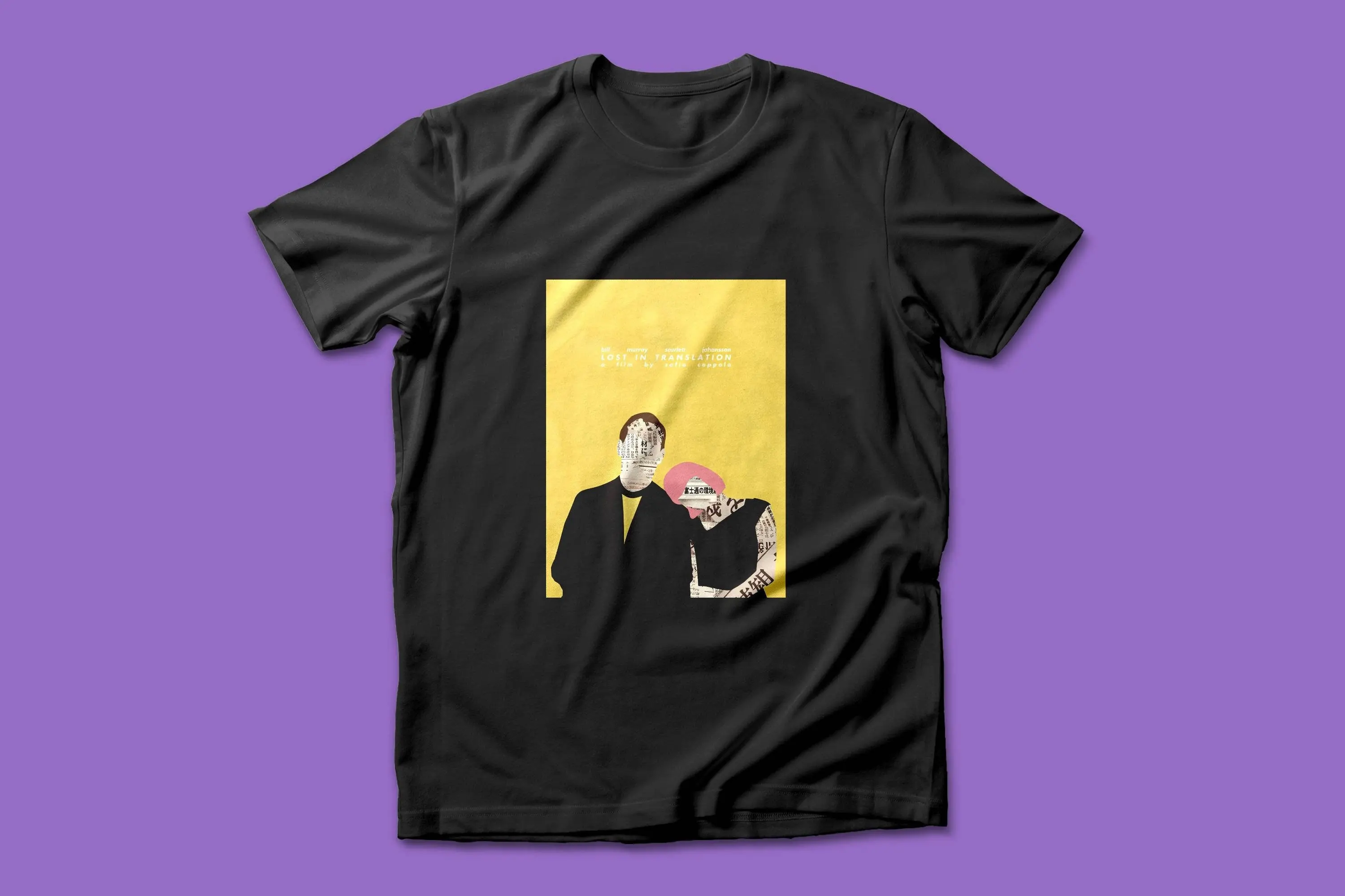 Lost in Translation Aesthetic Movie Poster Tshirt Lost in