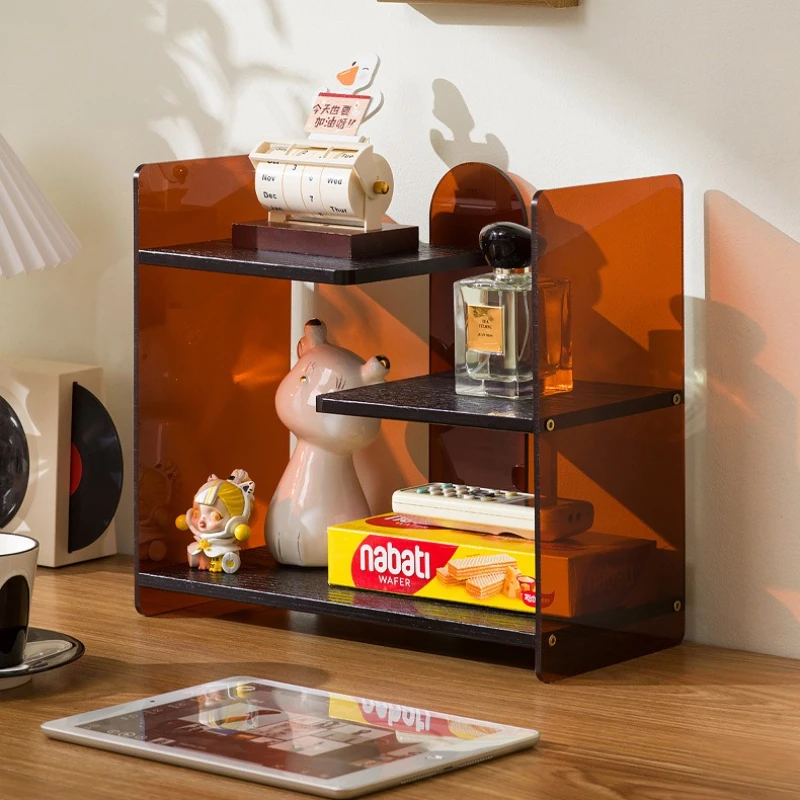 

Stable Desktop Shelf Cup Holder Table Bookshelf Home Student Learning Desk Multi-layer Storage Shelf Display Shelf