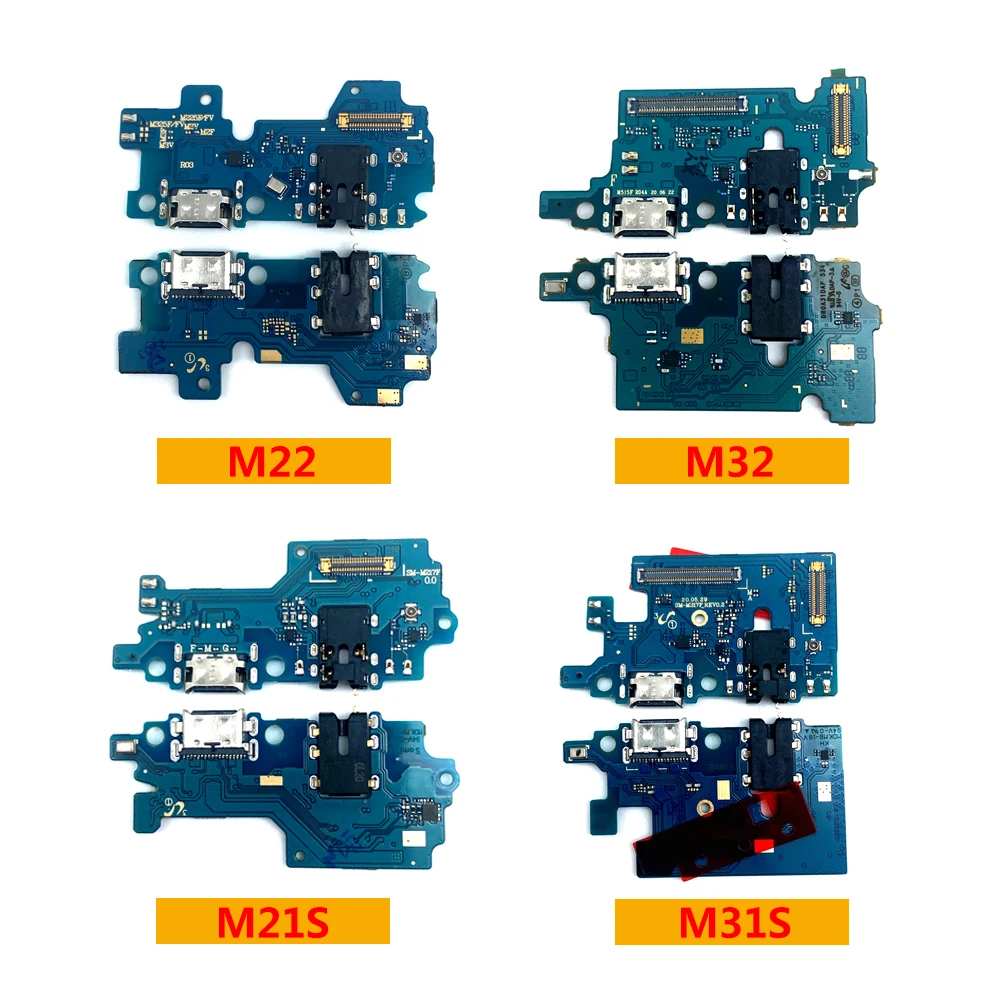 USB Charging Port Charger Board Flex Cable For Samsung M21 M31 M31S M51 M10 M20 M30 M30s M21s M22 M23 M32 M52 M62 M33 M53 M13 5G