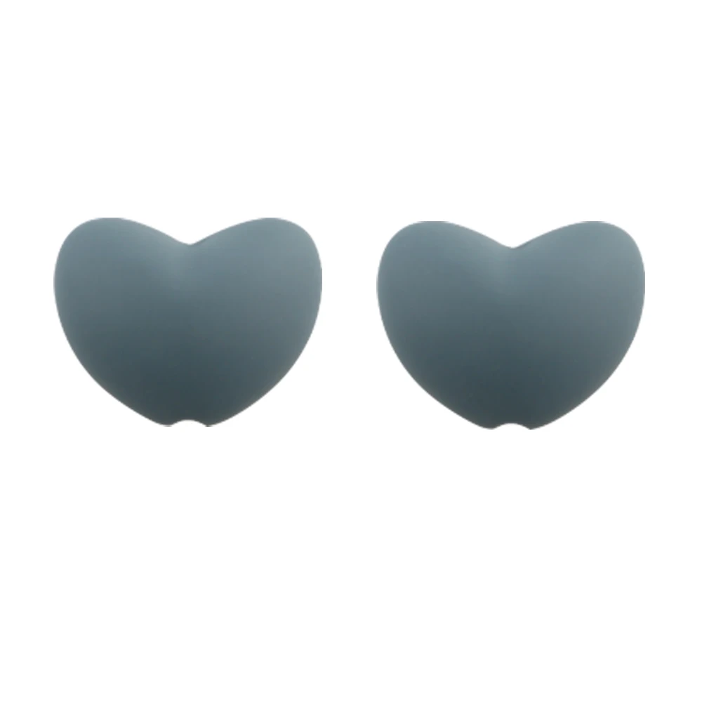 10 Stuks Hot Heart Siliconen Kralen Losse Charme Kraal Diy Ketting Armband Handgemaakte Accessoires Voor Sieraden Maken