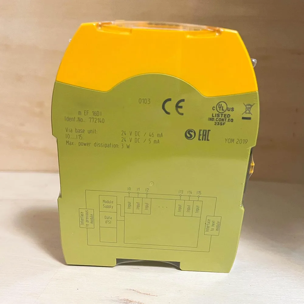 

New for PILZ 772140 PNOZ m EF 16DI 24V Safety Relay Module