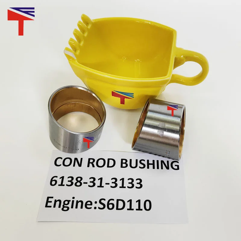 

20PCS connecting rod copper sleeve 6138-31-3133 suitable for construction machinery S6D110 engine parts