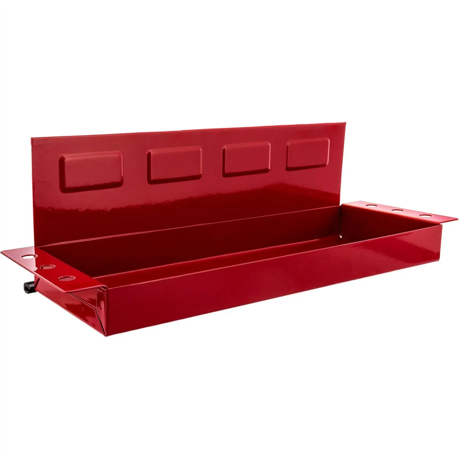 

Magnetic Tool Shelf 12" - Toolbox & Cabinet Organizer for Garage, Workshop, Heavy Duty Steel Tray