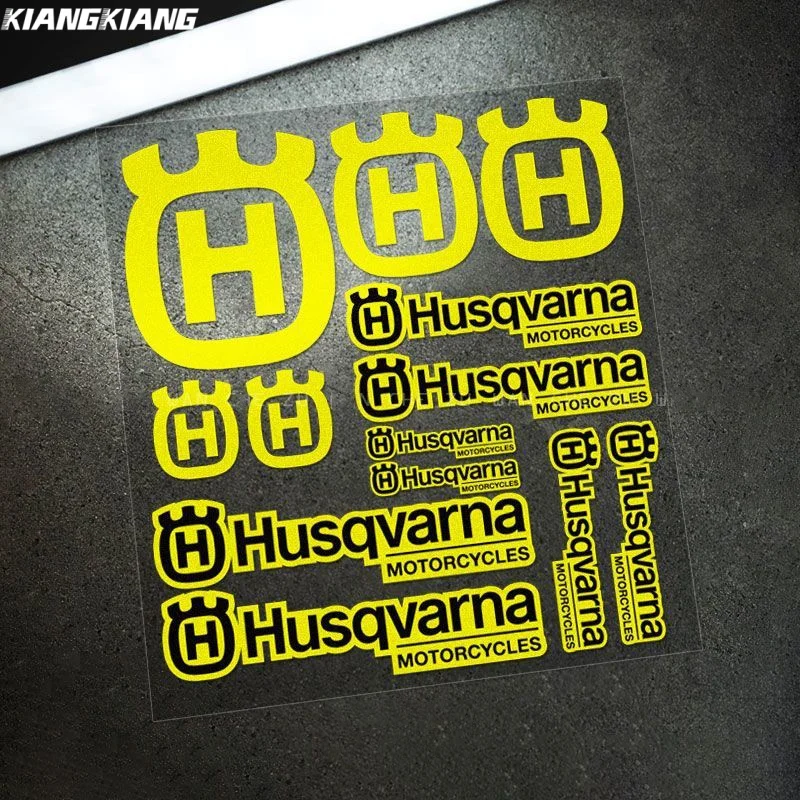 Husqvarna 401 701 901 Stiker Dekoratif Bodi Sepeda Motor Tangki Bahan Bakar Stiker Kreativitas Mode Stiker Tahan Air Yang Dipersonalisasi