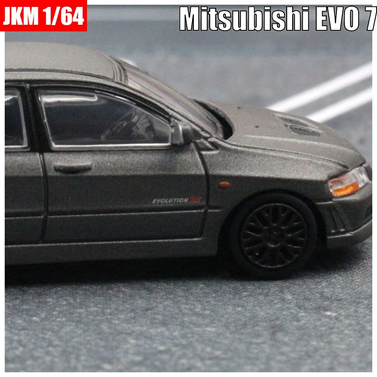 1/64 Mitsubishis Lancer Evolution VII Seven Alloy Sports Car Model Diecasts Metal Racing Car Vehicle Model Miniature Scale Toys