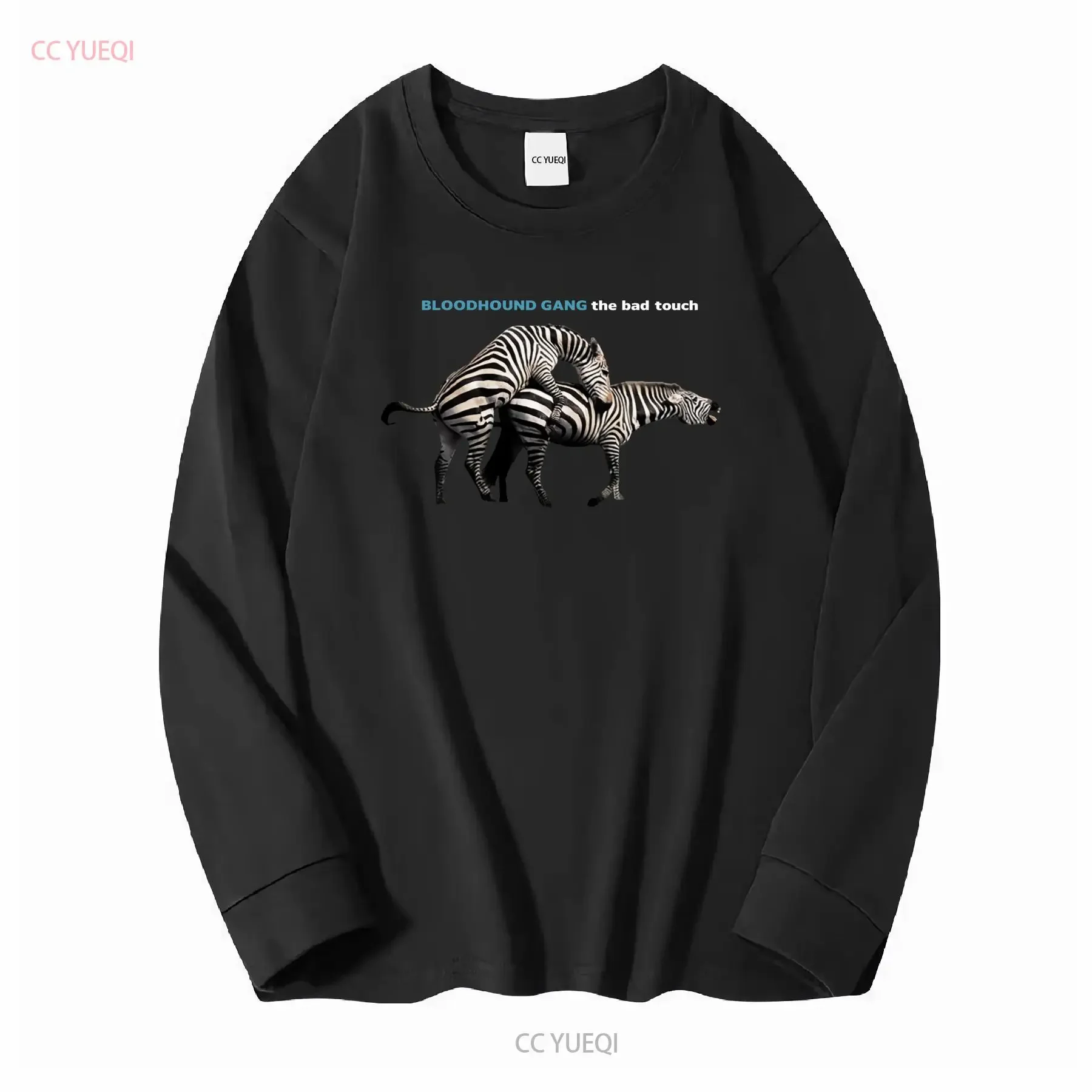 BLOODHOUND GANG Bad Touch Zebras T shirt Full Size S to 5XL LL1244 vintage Washed Versatile Breathable graphic streetwear Soft