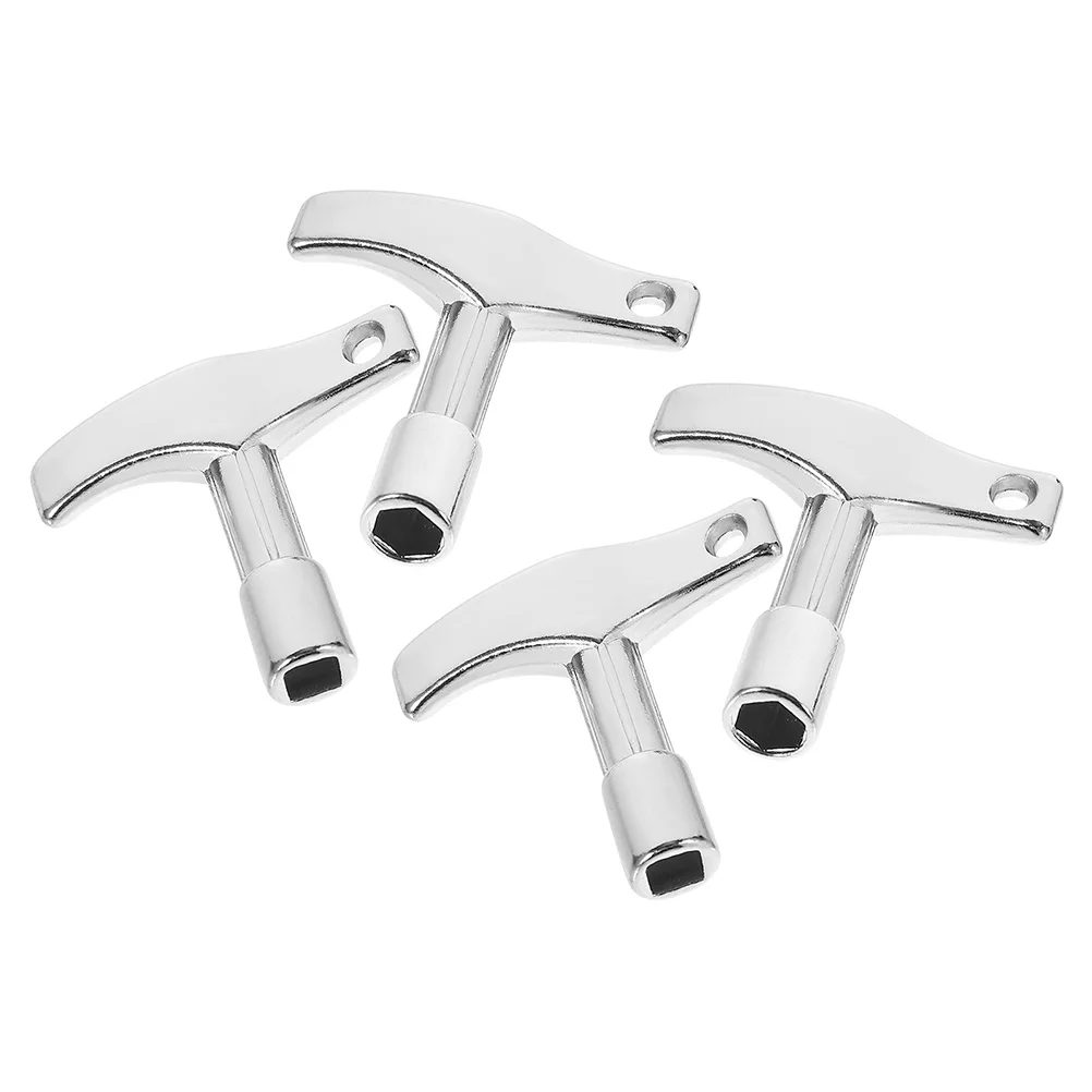

4 Pcs Drum Key Adjustment Tool Percussion Tuning Wrench Tools Keys Keychain Universal Accessories