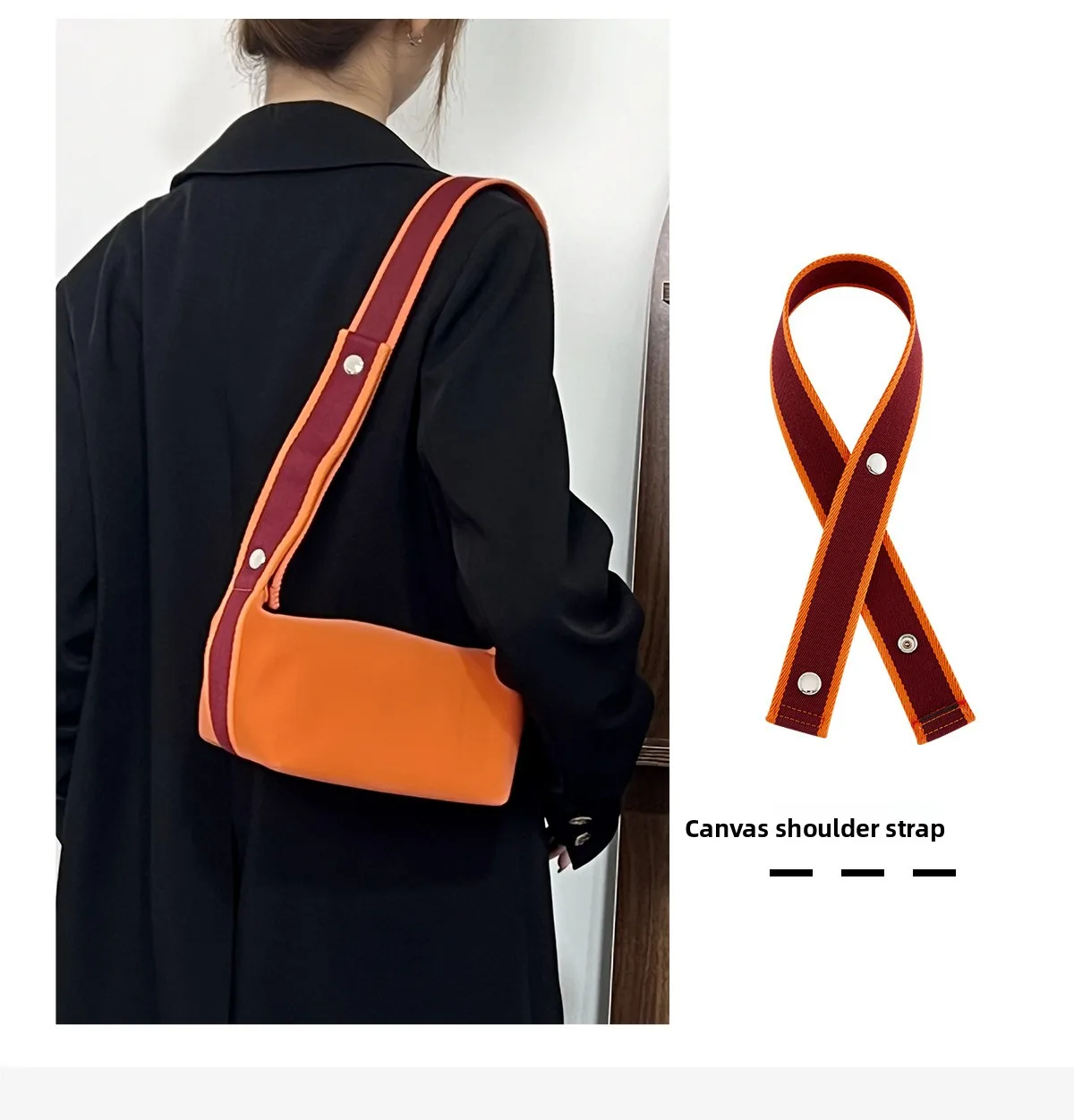 Canvas Bag Shoulder Strap For Women Bag Durable Fashion Good Quality Bag Modification Bag Accessories