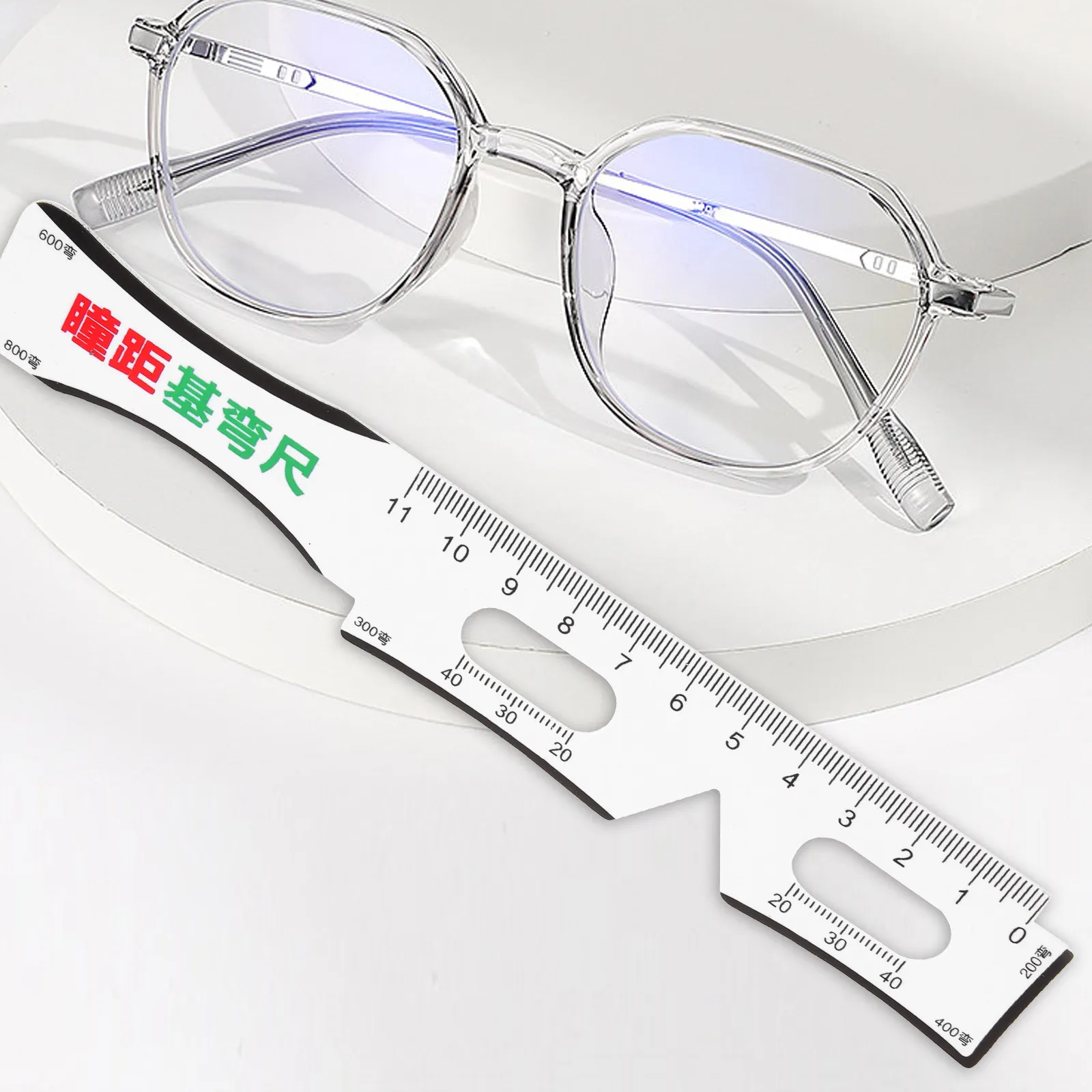 

4Pcs Pupillometer Pupil Distance Meter Portable Pd Ruler for Eyeglasses Optical Accurate Measuring Distance Ruler