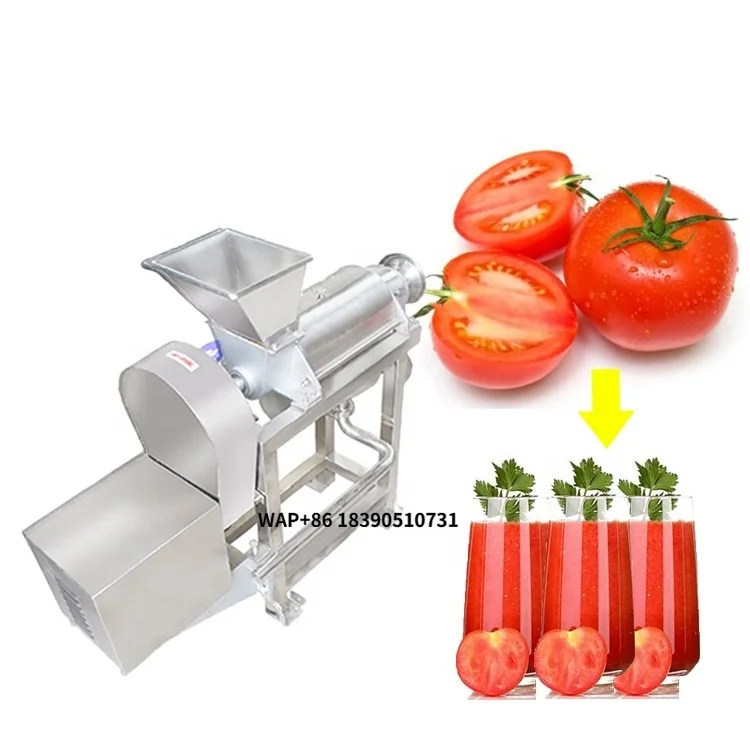 Mango Pulper Watermelon Juice Making Machine Screw Crusher Juicer for Fruit or Vegetable