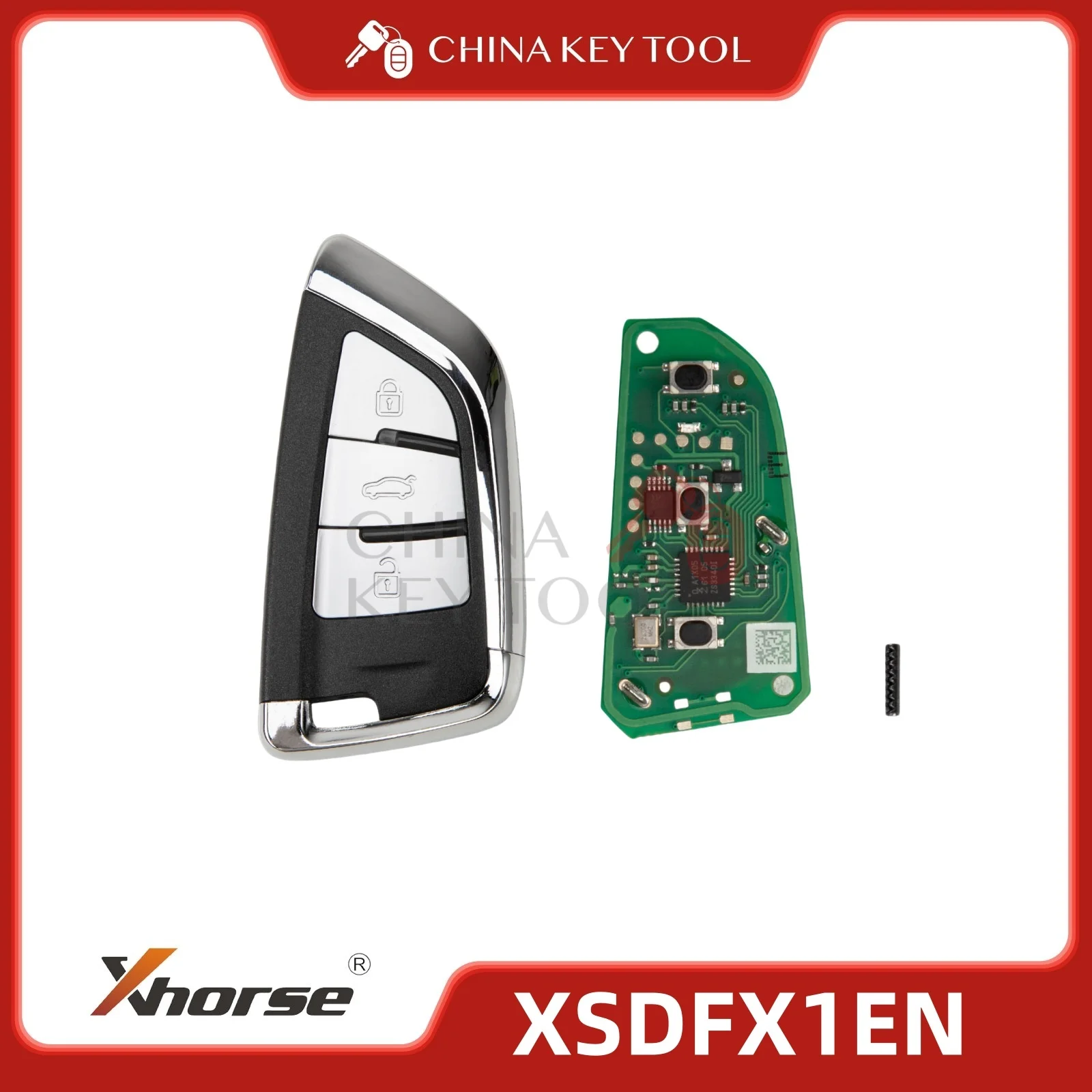 

Xhorse XSDFX1EN XSDFX2EN 3 кнопки маленький нож в стиле смарт-ключ 5 шт./лот
