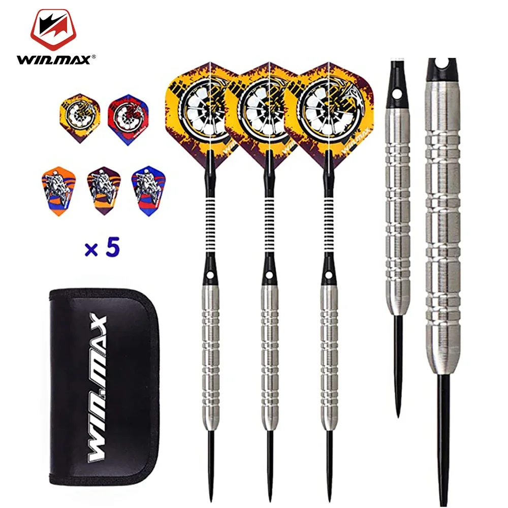 

WINMAX Darts Flights Set 80% Tungsten Steel Needle Arrow Tip 22g 24g Grams For Dart Board Professional Accessories Indoor Sports