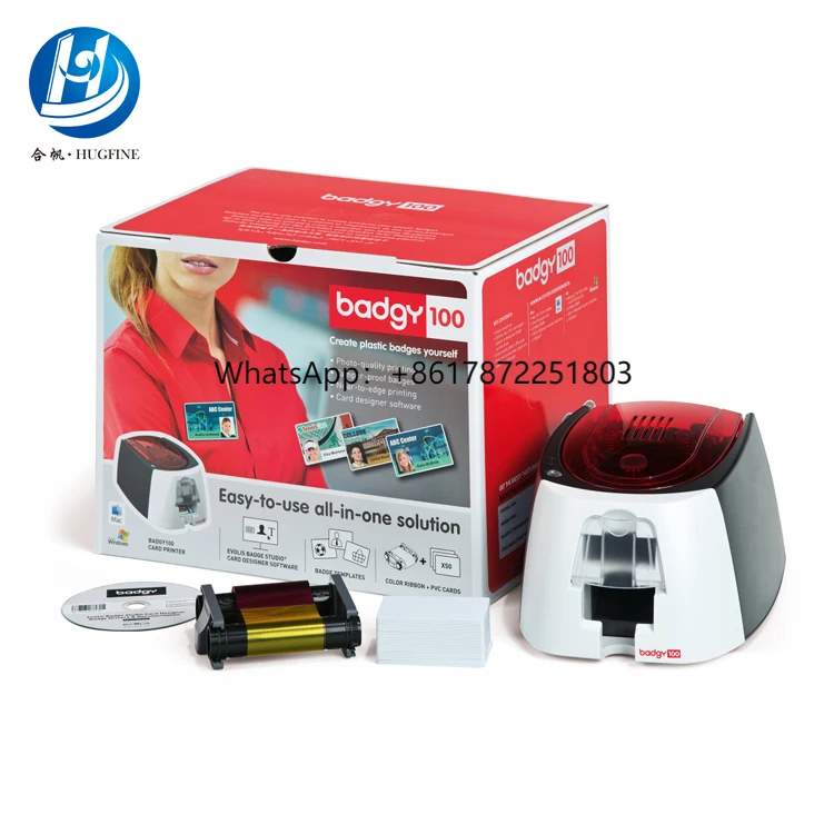 

Economical Evolis Badgy100 ID Card Printer