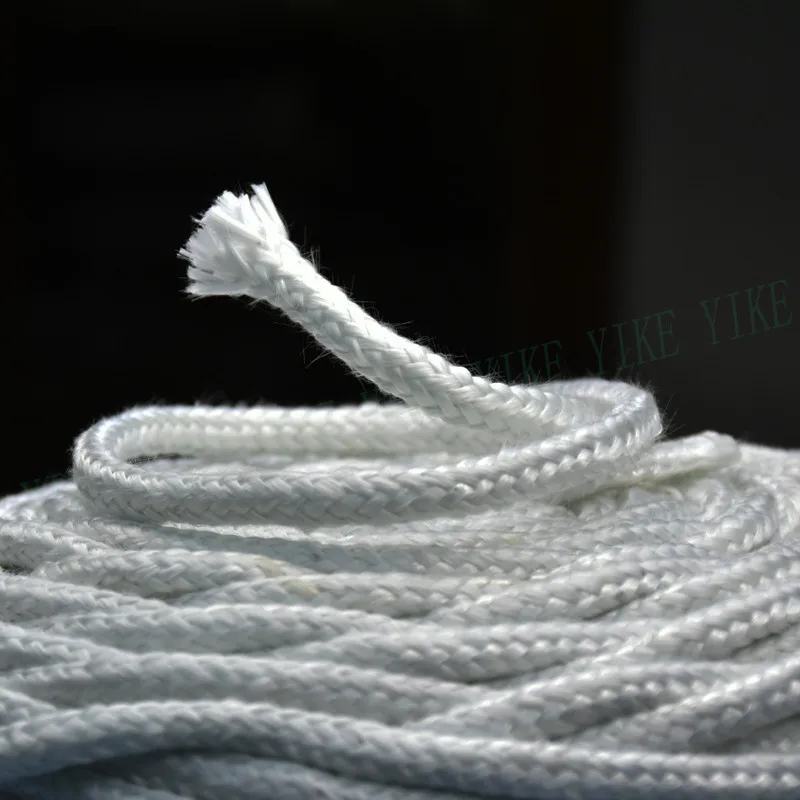 

Wood Stove Heater Door Seal Gasket Rope High Density Fibreglass Rope For Domestic Commercial Heaters Ovens White 5m 9.5mm