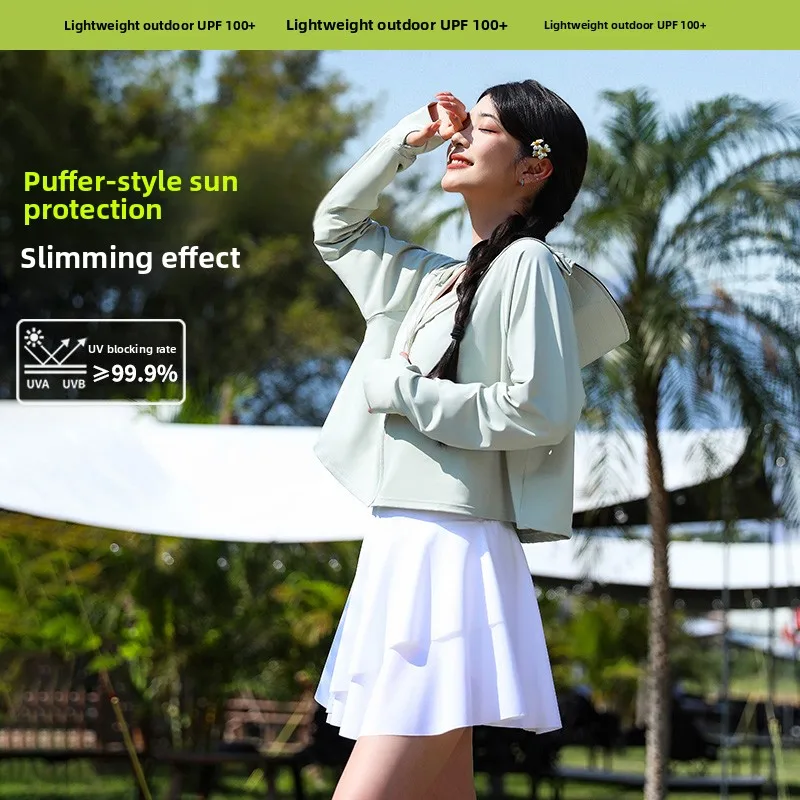 

Banana Le Women's Outdoor Lightweight UV Protection Clothing Summer 2025 New Sle Loose Fit High UPF50+ Sunscreen Coat
