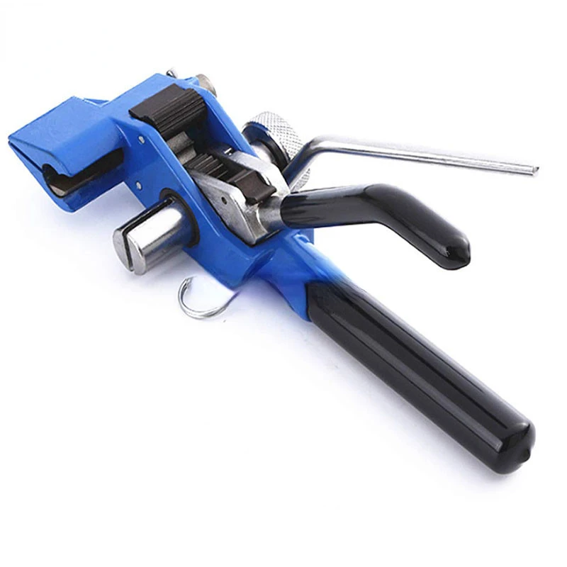 

Banding Tool for Strapping Tensioner Stainless Steel Tensioner Tool Cable Ties Tension Cutting Fastening Hand Guided Gear Bander