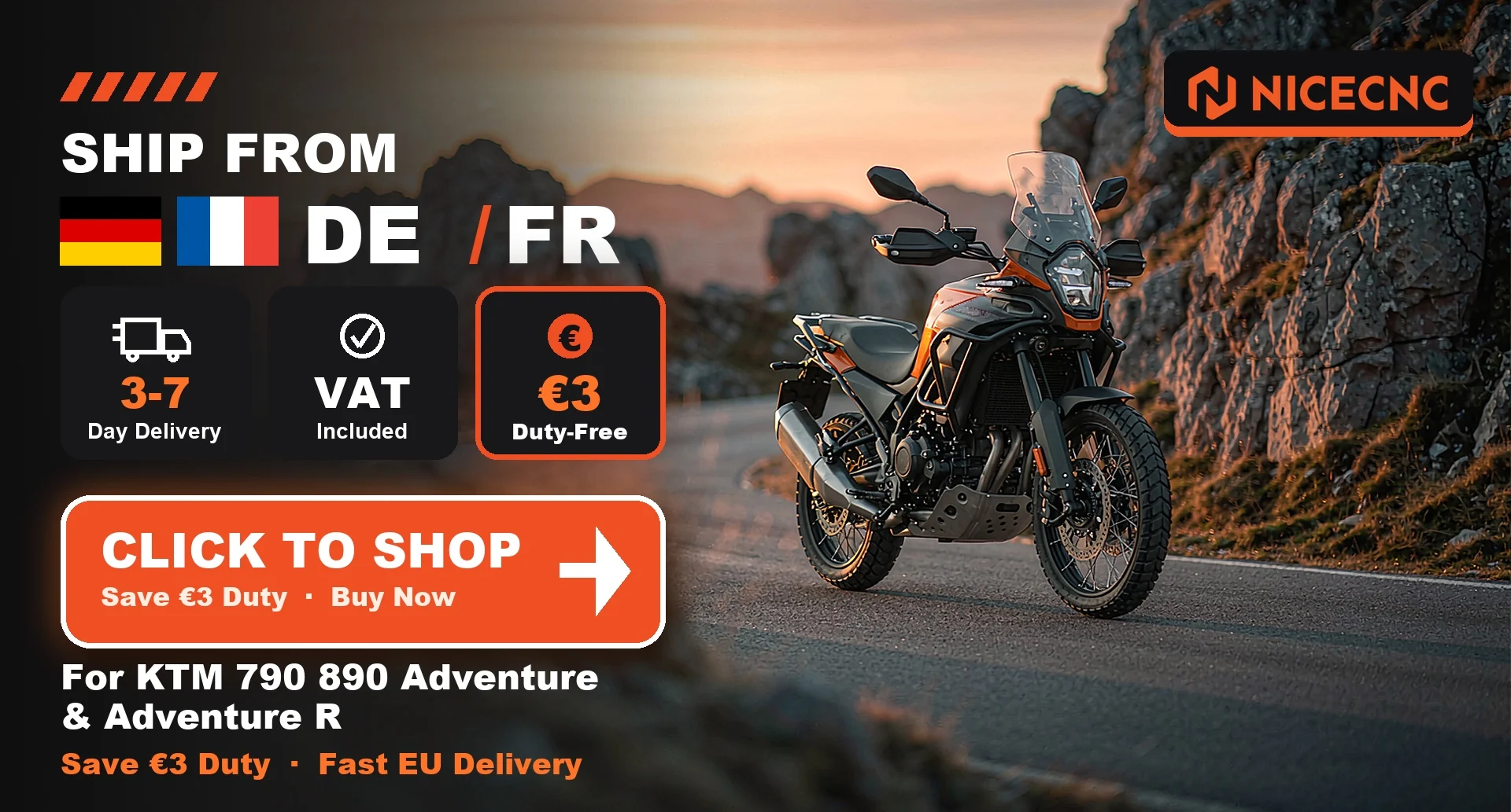 Fußrasten-Fußrasten unten 20 mm für KTM 690 Enduro R SMCR 790 890 Adventure/R 950 990 Adventure 1050 1090 1190 1290 Adventure R S T – Detail 1