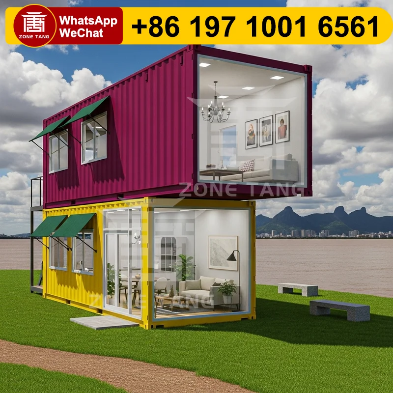 

Factory Prefabrication Fashion Flat Pack House Tiny House Container Home Fabricated Homes Commercial Shop Mobile Home Portable